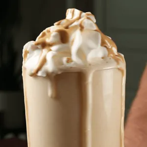 Low Calorie Peanut Butter Banana Protein Milkshake