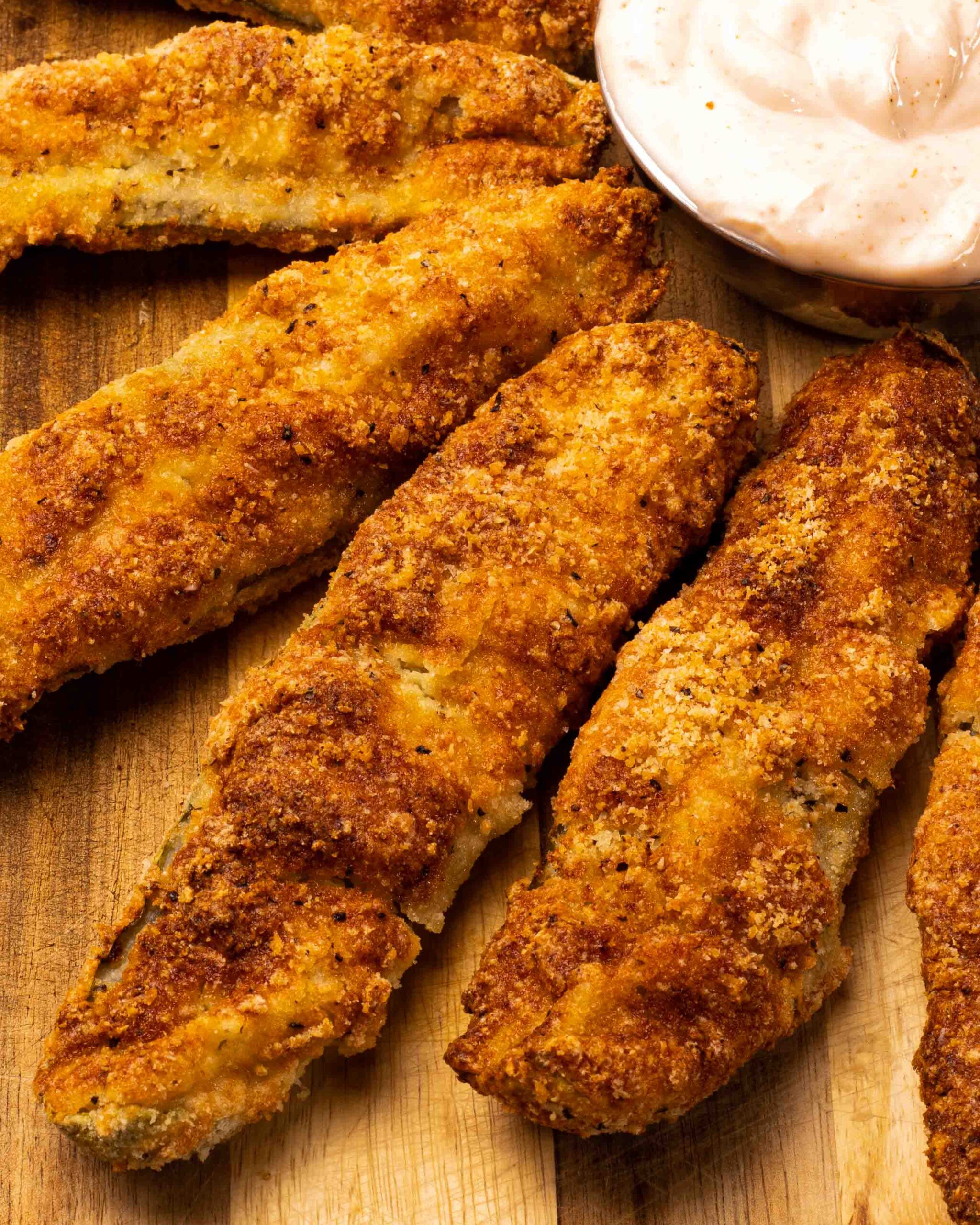 High Protein Healthy Fried Pickles - FitHackr